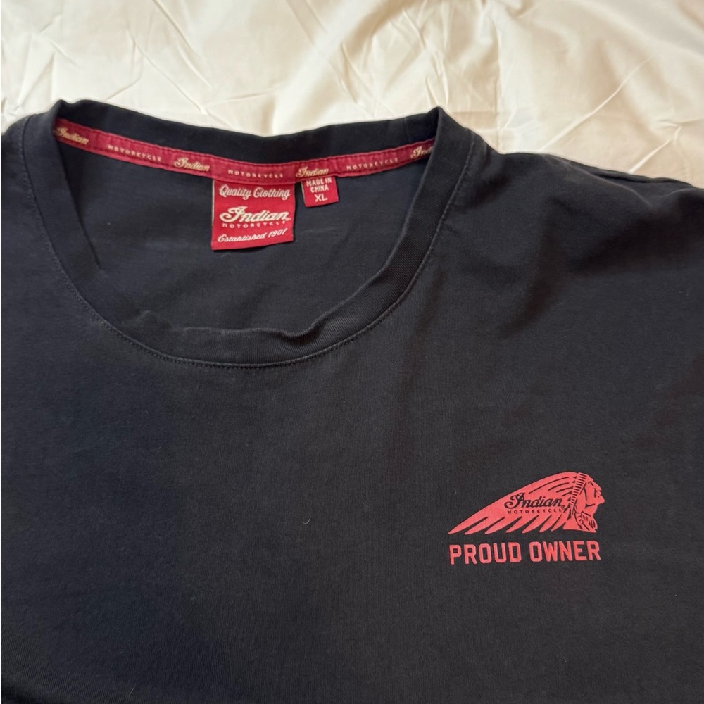 Indian Motorcycle Black Short Sleeve Tee